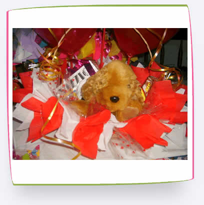 Arreglos con peluches